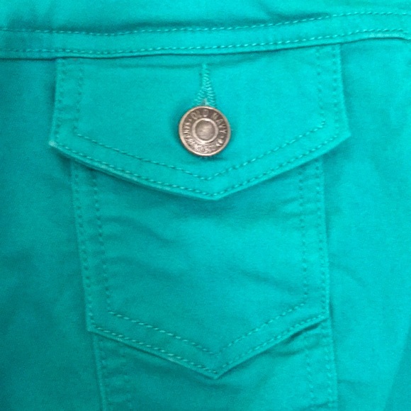 LIKE NEW Teal Old Navy Rockstar UtilityJacket S/XS - Picture 2 of 7